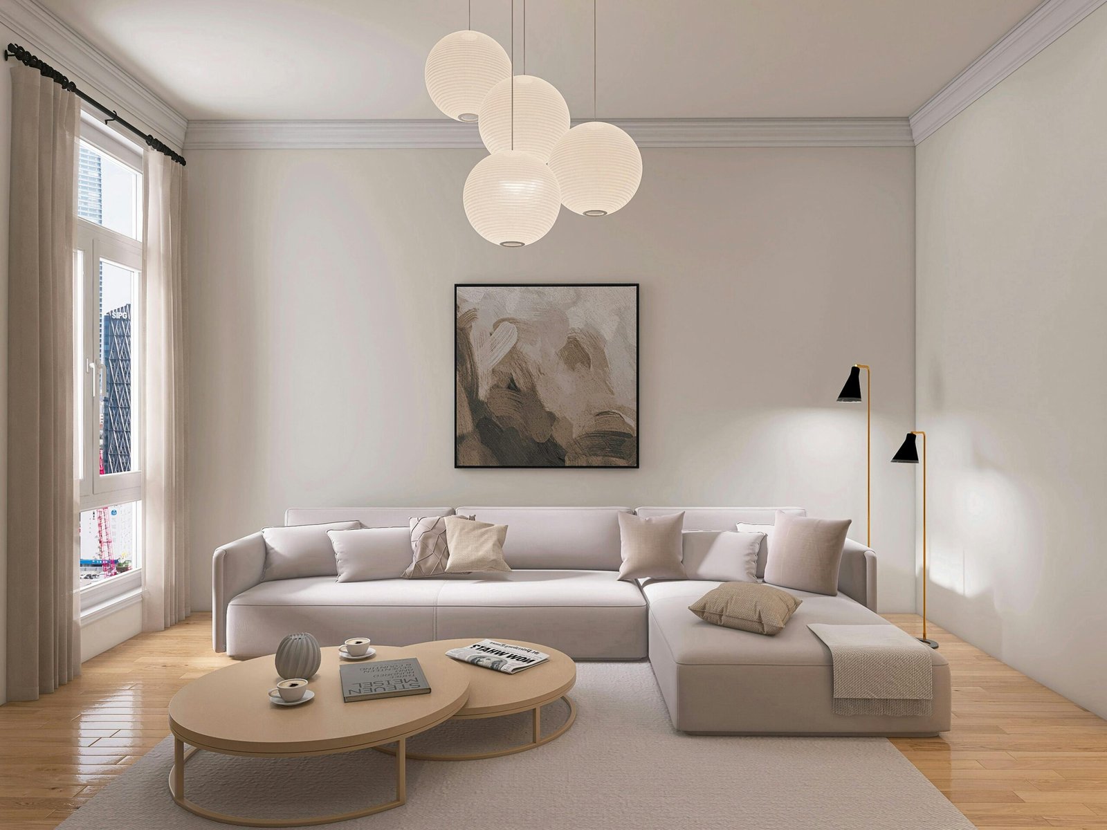 services-2 Elegant minimalist living room with neutral colors and modern decor.